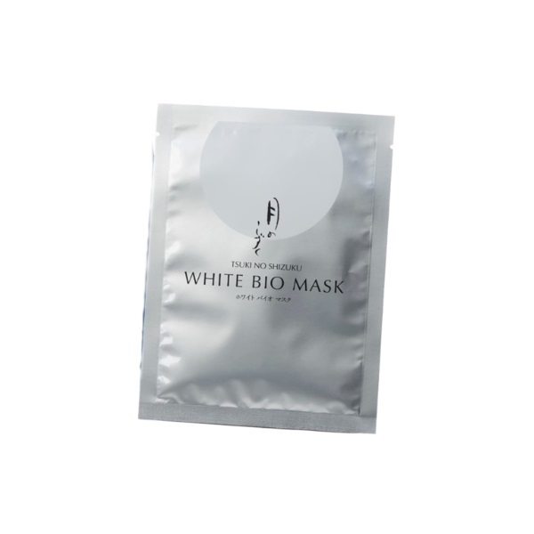 月のしずく　ホワイト　バイオ　マスク　28ml　Cosmetics x 1枚